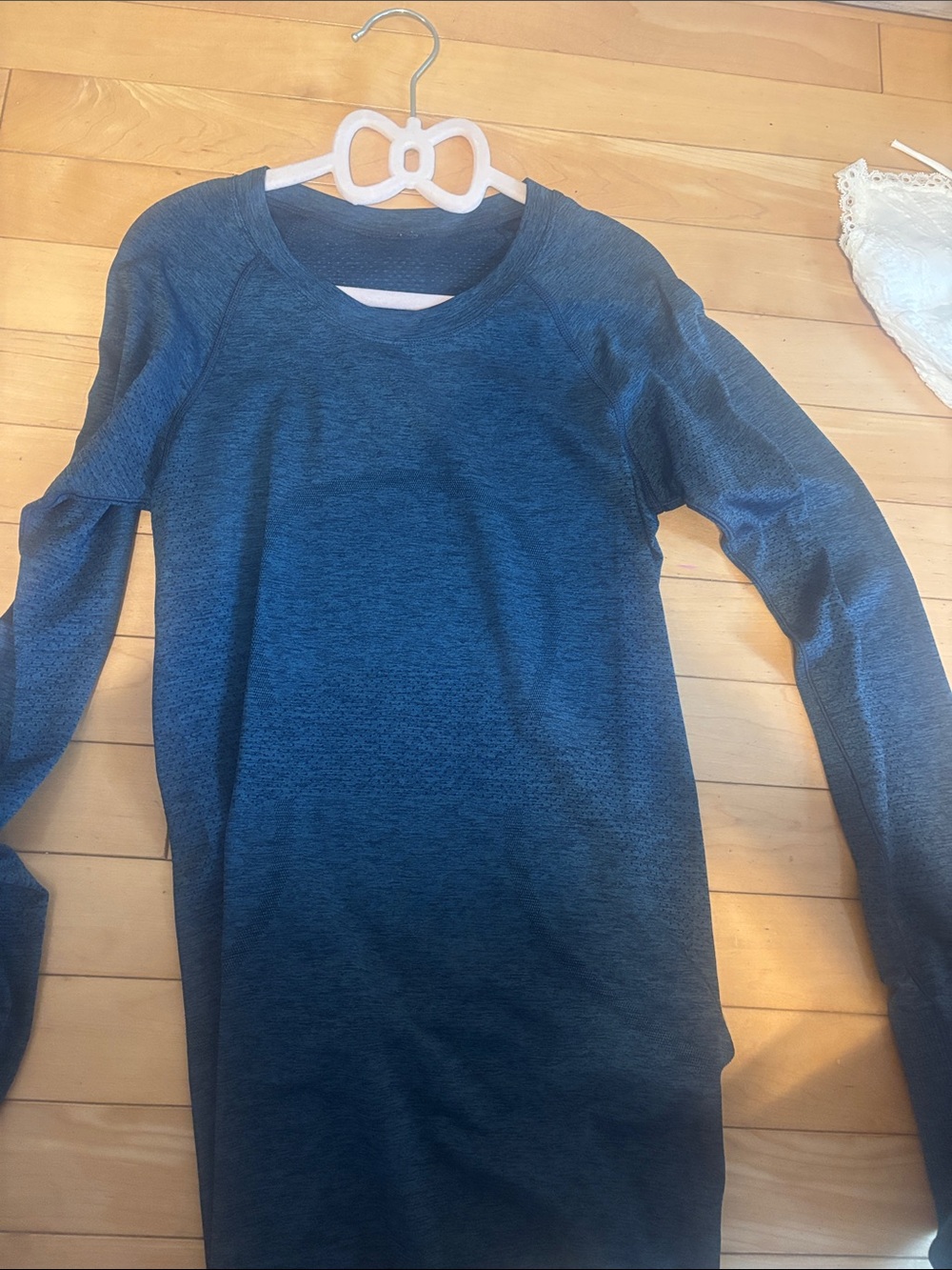 lululemon athletica Blue Long Sleeve Athletic Top
